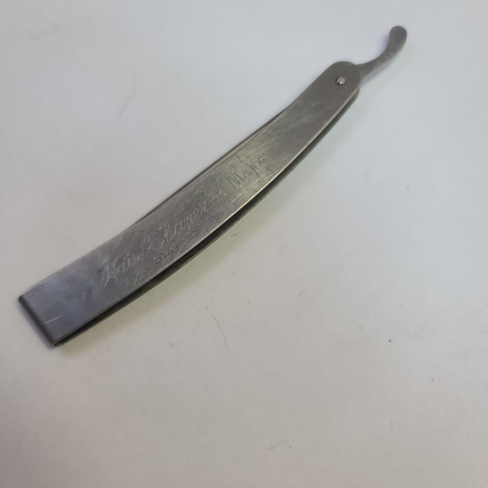 Vintage Hair Sharper Straighy Razor By Major Made In Japan